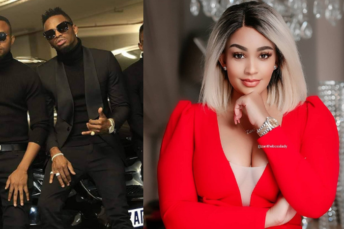 Zari Hassan, Ricardo Momo and Diamond Platnumz