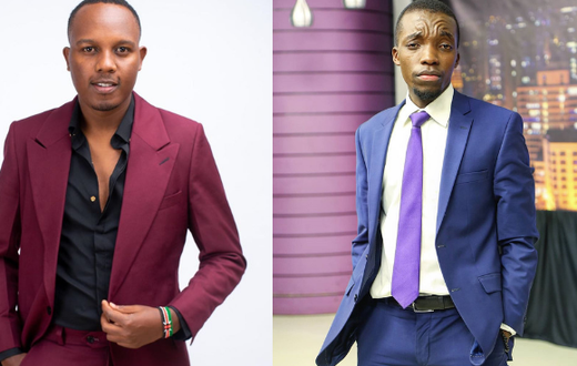 Comedian Dr. King’ori and renowned scripter writer Abel Mutua