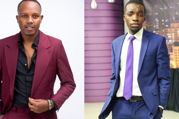 Comedian Dr. King’ori and renowned scripter writer Abel Mutua