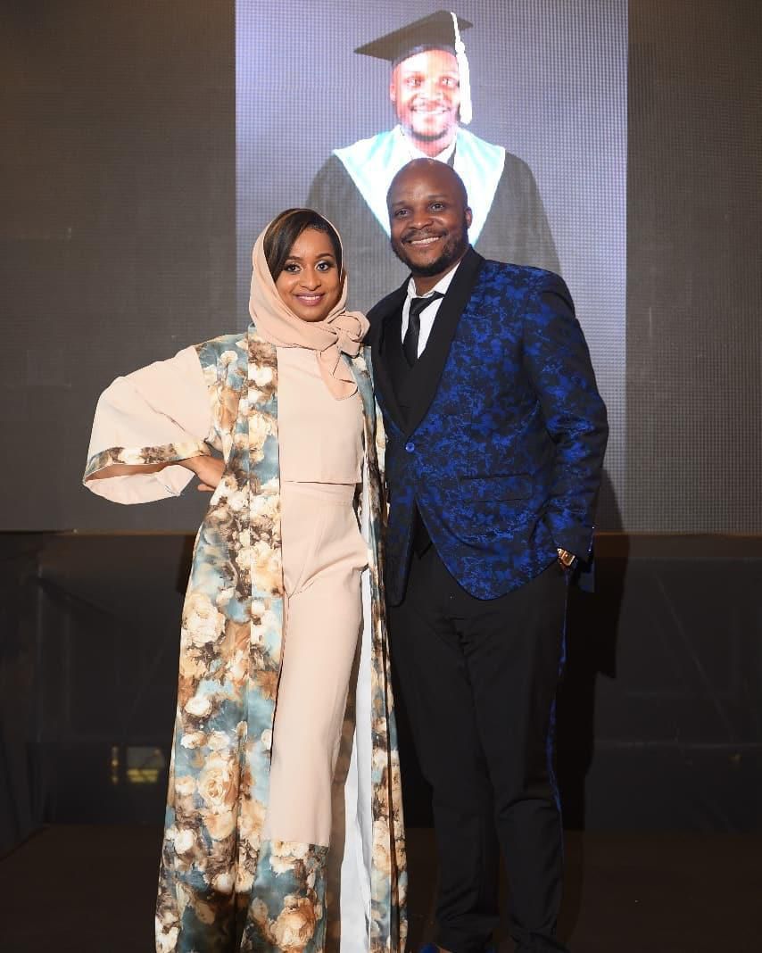 Jalang'o and wife Amina. How Jalang’o’s surprise Graduation Party went down