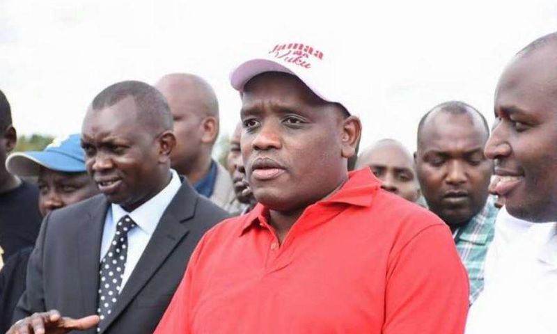 File image of Dennis Itumbi with Oscar Sudi