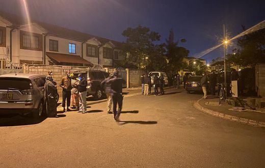 DCI officers camped outside Bomet Senator Christopher Langat's house in Nyayo Estate, Nairobi