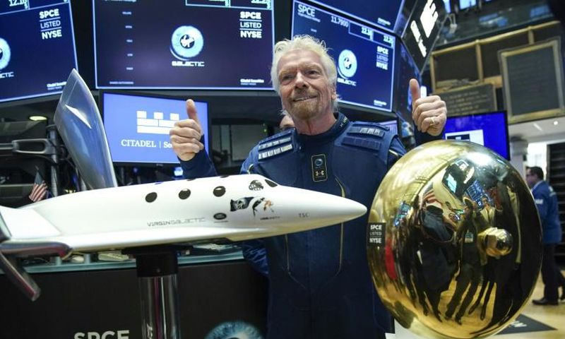 British billionaire Branson's groundbreaking flight would open the door for commercial trips to begin