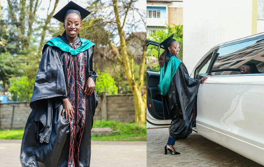 Akothee holds Exquisite Graduation party for daughter Vesha after graduating from Strathmore University