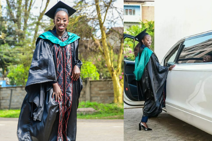 Akothee holds Exquisite Graduation party for daughter Vesha after graduating from Strathmore University