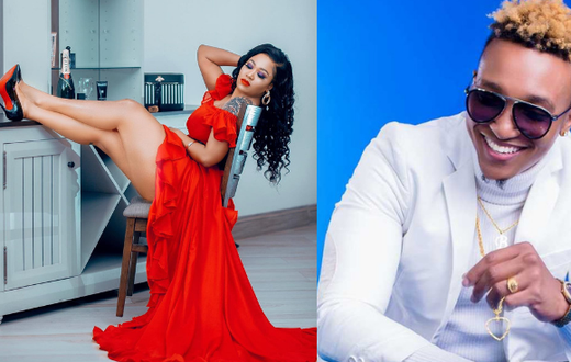 Vera Sidika with Brown Mauzo