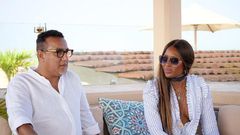Tourism Cabinet Secretary, Hon. Najib Balala with Naomi Campbell who has been named Magical Kenya International Ambassador.