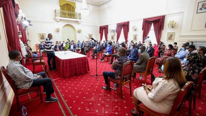Uhuru meets Parliamentary leaders at State House