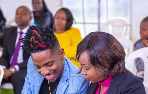Jacque Maribe’s message to Eric Omondi as he turns a year older