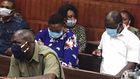 Malindi MP Aisha Jumwa when she appeared in court for her murder case hearing