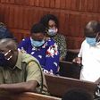 Malindi MP Aisha Jumwa when she appeared in court for her murder case hearing