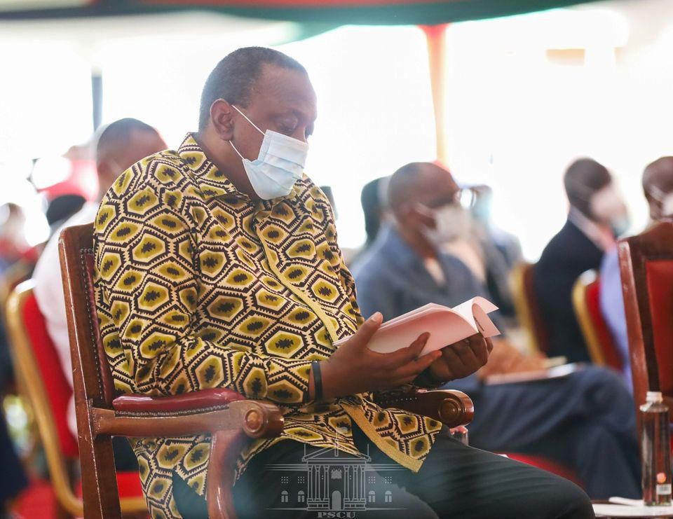 President Uhuru Kenyatta during the 2nd National Prayer Day, 2020