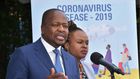 Heath CS Mutahi Kagwe and CAS Mercy Mwangangi