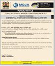 Notice from KeNHA on the closure of Waiyaki Way