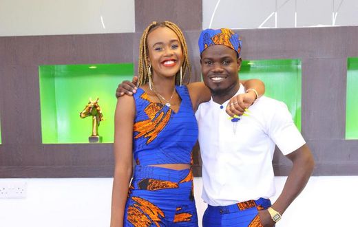 Actress Azziad Nasenya and comedian David Oyando alias Mulamwah