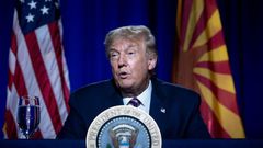 President Donald Trump has vowed to hit back at Iran if the Islamic republic strikes at the United States