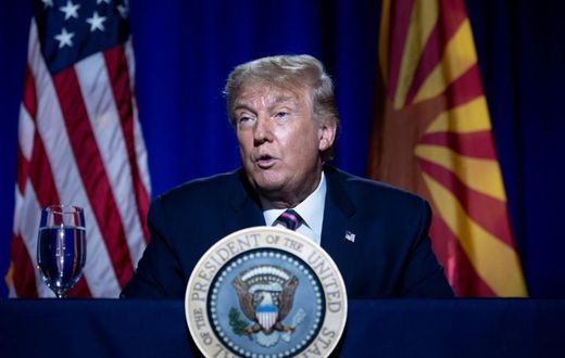 President Donald Trump has vowed to hit back at Iran if the Islamic republic strikes at the United States