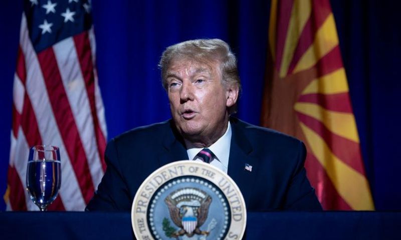 President Donald Trump has vowed to hit back at Iran if the Islamic republic strikes at the United States