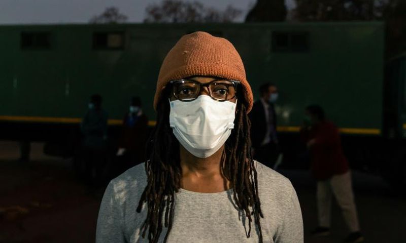 Award-winning Zimbabwean writer Tsitsi Dangarembga pictured after being released on bail in Harare