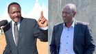Wiper Party Leader Kalonzo Musyoka and Deputy President William Ruto