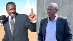 Wiper Party Leader Kalonzo Musyoka and Deputy President William Ruto