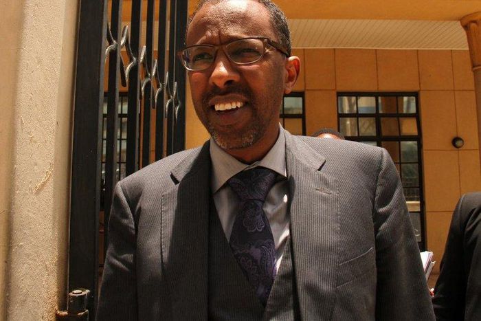 President Uhuru's lawyer Ahmednasir Abdullahi. He has said Miguna Miguna is a coward.