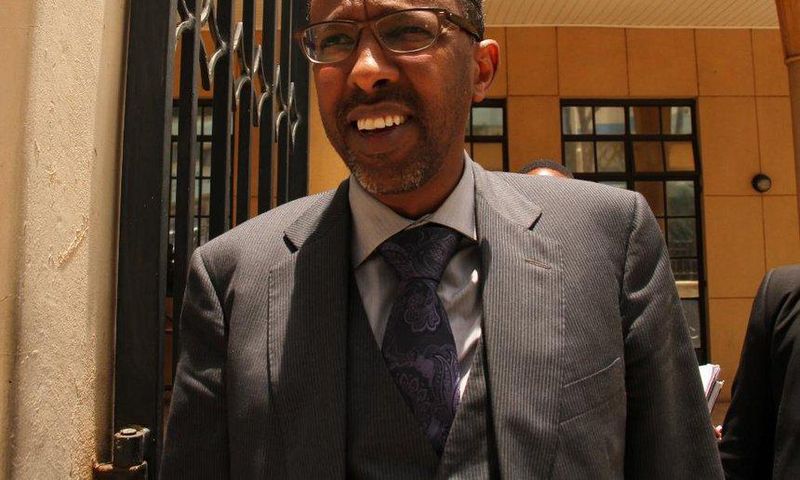 President Uhuru's lawyer Ahmednasir Abdullahi. He has said Miguna Miguna is a coward.