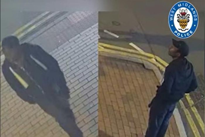 Images taken from CCTV footage show a suspect in  Birmingham city centre in the early hours of Sunday September 6 after a multiple stabbing