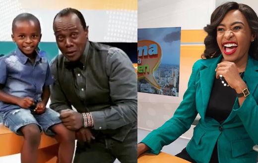 Jweff Koinange, Mashirima Kapombe's son Kenga and Mashirima Kapombe.