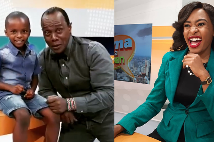 Jweff Koinange, Mashirima Kapombe's son Kenga and Mashirima Kapombe.