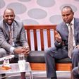 Kipchumba Murkomen and Junet Mohamed during an interview hosted by Jeff Koinange
