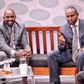 Kipchumba Murkomen and Junet Mohamed during an interview hosted by Jeff Koinange