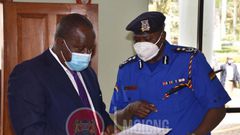 Interior CS Fred Matiangi announces major reshuffle in the security sector