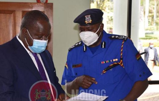 Interior CS Fred Matiangi announces major reshuffle in the security sector