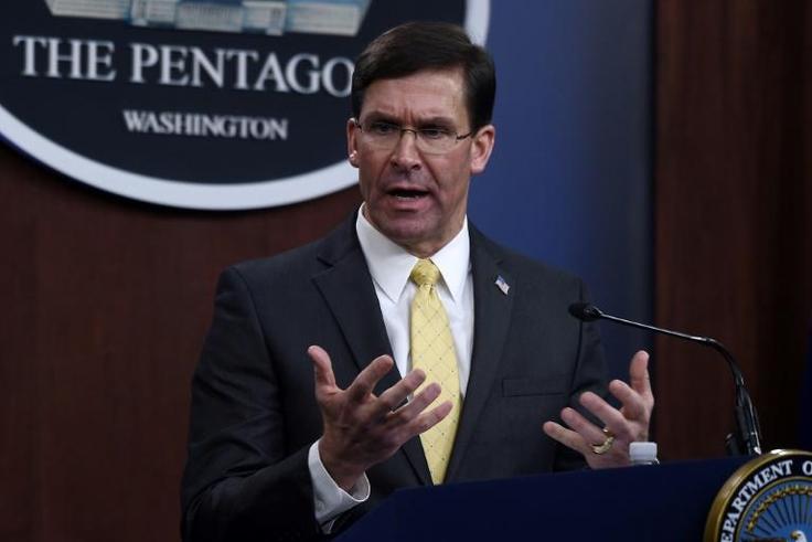 US Secretary of Defense Mark Esper