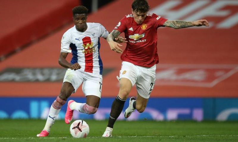 Crystal Palace forward Wilfried Zaha inspired his side's win at Manchester United