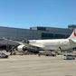 A Boeing 787 of Japan Airlines (JAL) at the gate at San Francisco International Airport (SFO) on July 30, 2020: Boeing has reported that parts in eight of its 787 airplanes do not meet its production standards