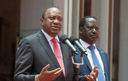 Uhuru, Raila lead Kenyans in mourning Senator Haji