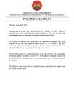Statement by Interior Ministry
