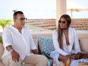 Naomi Campbell with CSNajib Balala