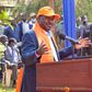 ODM party leader Raila Odinga during an event at Chungwa House