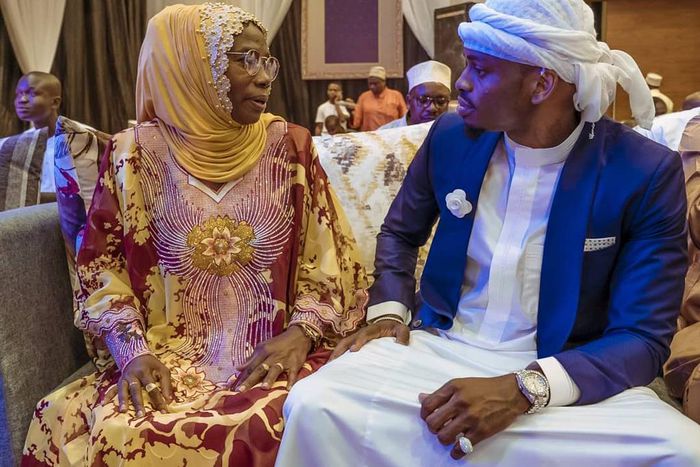 Diamond and his Mother Mama Dangote. Diamond's mother has explained why she never shares photos of Hamisa Mobetto's son