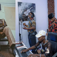 Photos of Koffi Olomide and Diamond Platnumz in Studio