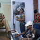 Photos of Koffi Olomide and Diamond Platnumz in Studio