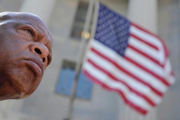 John Lewis spent his life getting into what he liked to call "good trouble" -- the confrontations necessary to improve American democracy