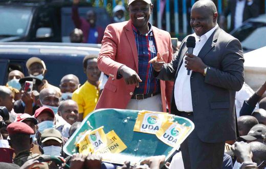Deputy President William Ruto, Isaac Ruto and BUZEKI
