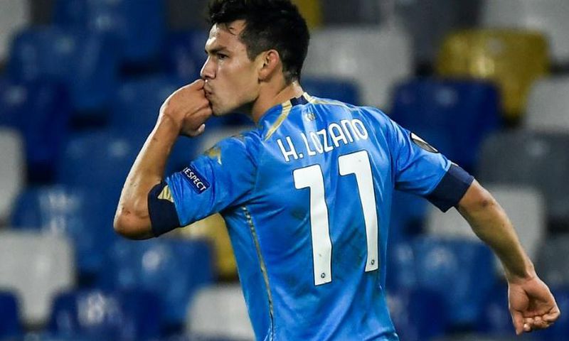 Mexican forward Hirving Lozano scored and set up another goal for Napoli's first win in their newly-named Stadio Diego Armando Maradona.