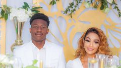 Zari Hassan with son Pinto Ntale