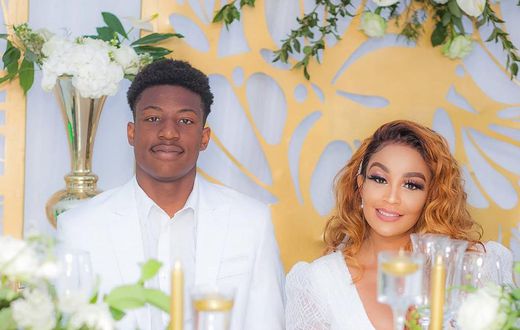 Zari Hassan with son Pinto Ntale
