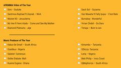 list for 2020 Afrimma Nominees